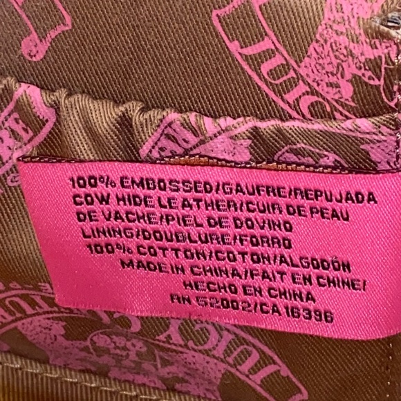 Y2K JUICY COUTURE Brown SNAKE SKIN MINI BAG Vintage train case cosmetic travel - Picture 17 of 17